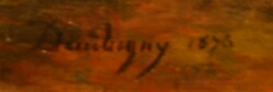 Signature de Charles-François DAUBIGNY - 1876