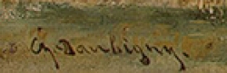 Signature de Charles-François DAUBIGNY