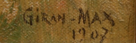 Léon GIRAN-MAX - signature