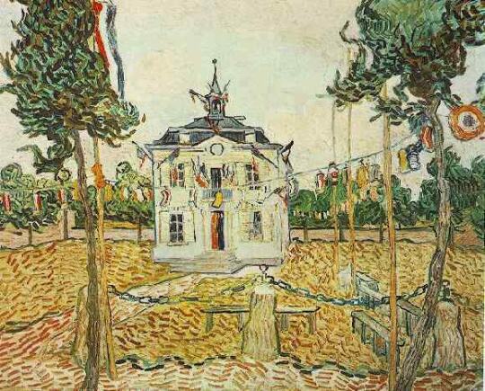Van Gogh mairie d'Auvers sur Oise