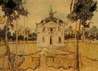 La mairie d'Auvers - Vincent Van Gogh