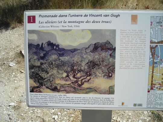 Van Gogh - Les oliviers (et la montagne des deux troux)