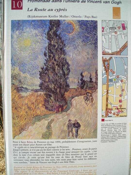 Van Gogh - La Route au cyprès