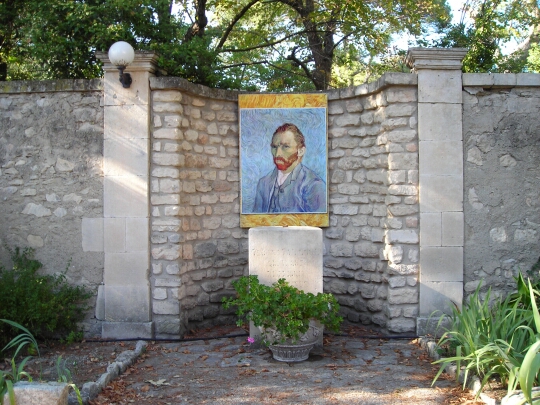 portrait de Van Gogh à Saint-Paul de Mausole