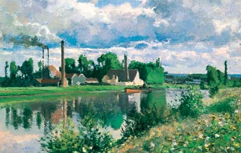 L'Oise aux environs de Pontoise - Camille PISSARRO