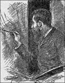 Georges SEURAT dessin de Maximilien Lucé dans les hommes d'aujourd'hui - librairie Léon Vanier