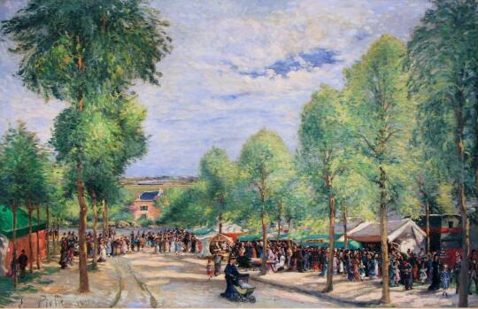 Ludovic PIETTE - Fête, boulevard des Fossés, Pontoise