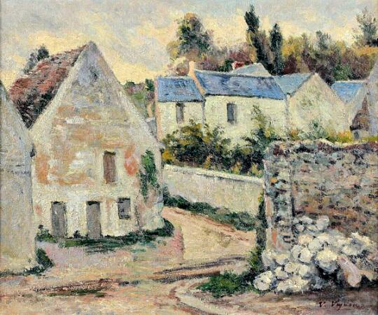 Victor VIGNON - rue de four à Auvers-sur-Oise